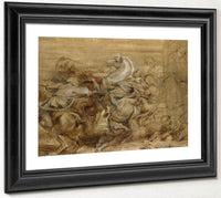 Peter Paul Rubens Sketch For The Lion Hunt 1615 By Peter Paul Rubens Fine Art Print