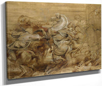 Peter Paul Rubens Sketch For The Lion Hunt 1615 By Peter Paul Rubens Fine Art Print