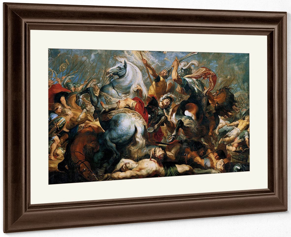 Peter Paul Rubens The Death Of Decius Mus 1617 By Peter Paul Rubens Fine Art Print