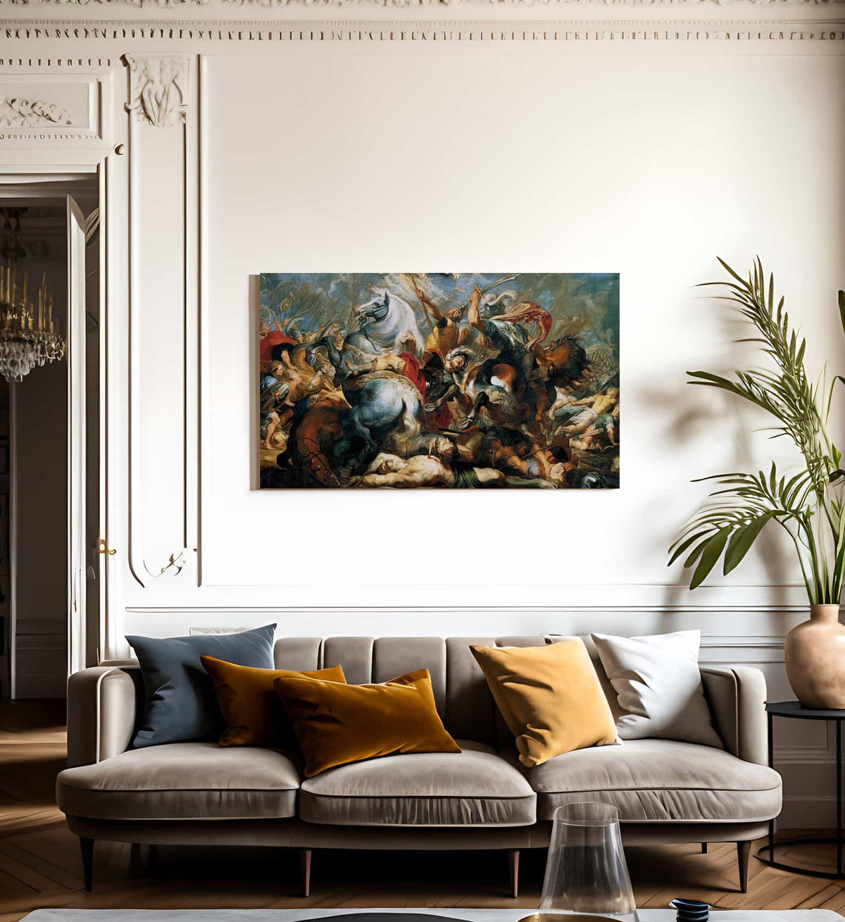 Peter Paul Rubens The Death Of Decius Mus 1617 By Peter Paul Rubens Fine Art Print