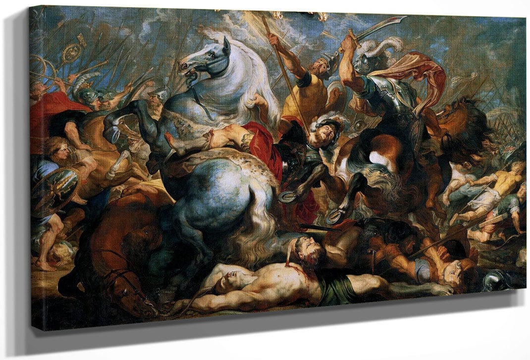Peter Paul Rubens The Death Of Decius Mus 1617 By Peter Paul Rubens Fine Art Print