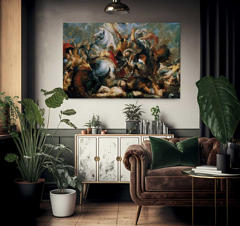 Peter Paul Rubens The Death Of Decius Mus 1617 By Peter Paul Rubens Fine Art Print