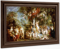 Peter Paul Rubens The Feast Of Venus 1637 By Peter Paul Rubens Fine Art Print