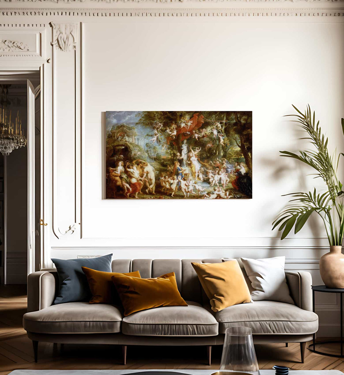 Peter Paul Rubens The Feast Of Venus 1637 By Peter Paul Rubens Fine Art Print