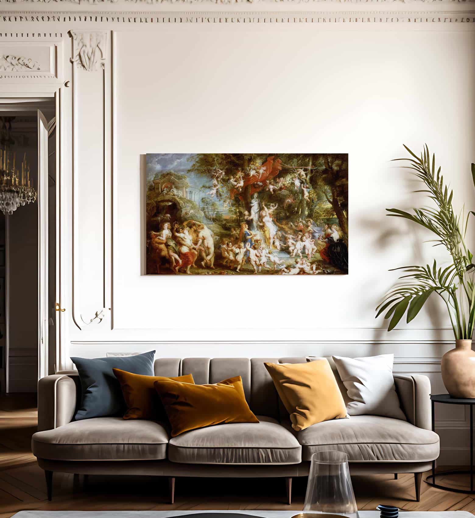 Peter Paul Rubens The Feast Of Venus 1637 By Peter Paul Rubens Fine Art Print