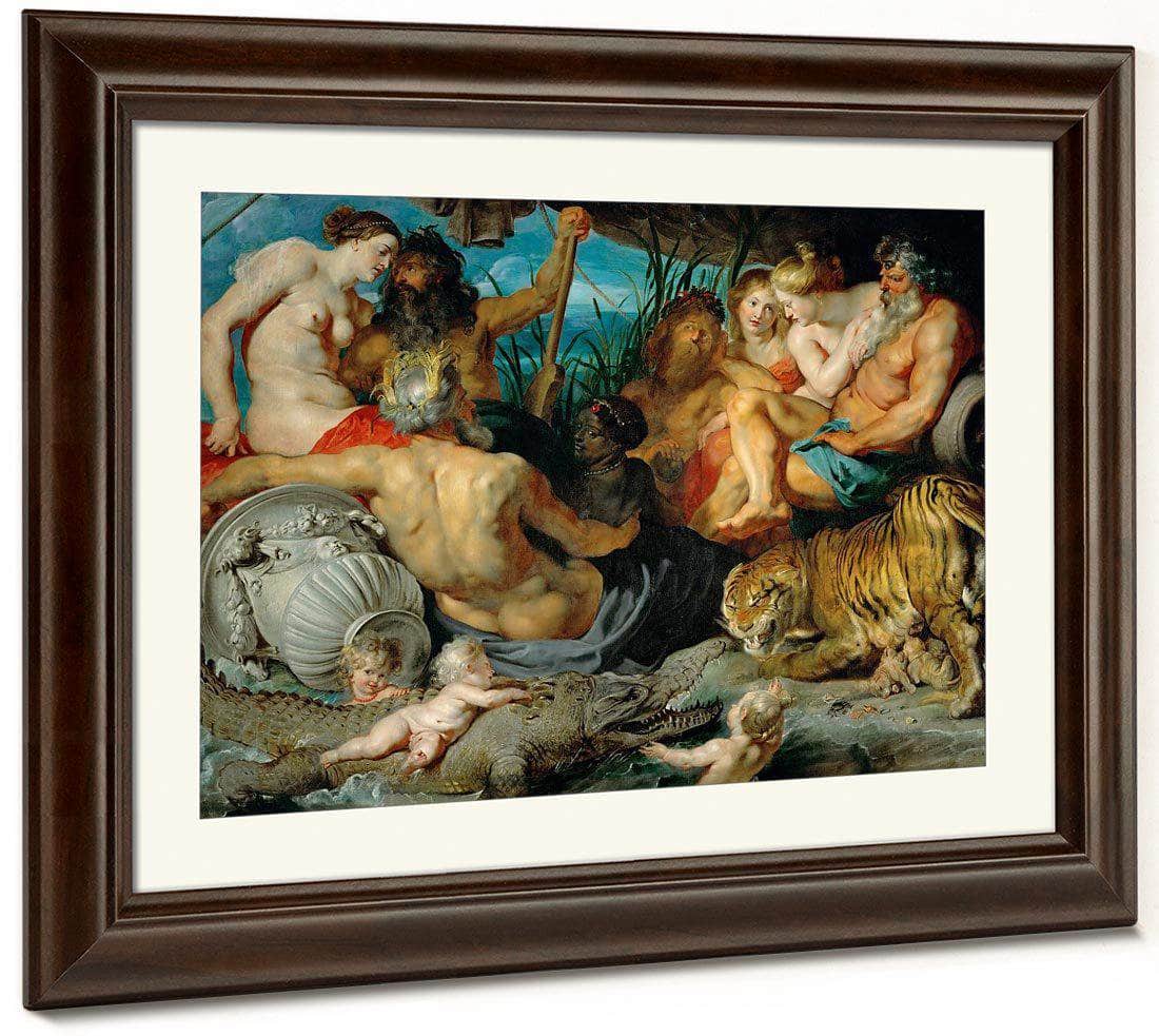 Peter Paul Rubens The Four Continents 1615 By Peter Paul Rubens Fine Art Print