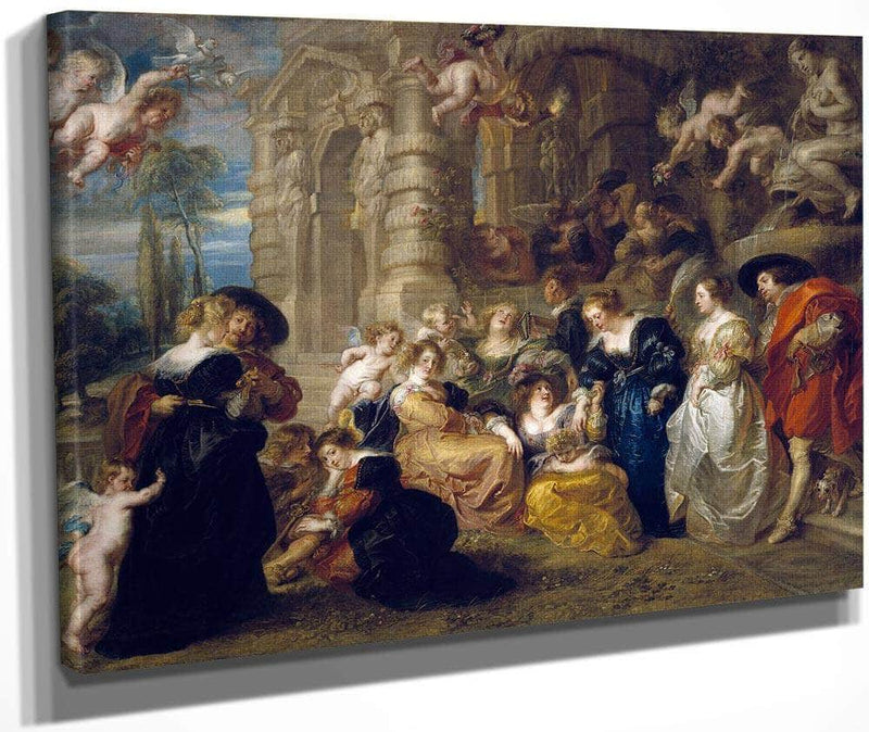 Peter Paul Rubens The Garden Of Love 1633 By Peter Paul Rubens Fine Art Print