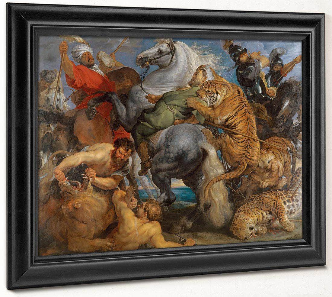 Peter Paul Rubens The Tiger Hunt 1616 (1) By Peter Paul Rubens Fine Art Print