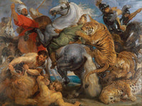 Peter Paul Rubens The Tiger Hunt 1616 (1) By Peter Paul Rubens Fine Art Print