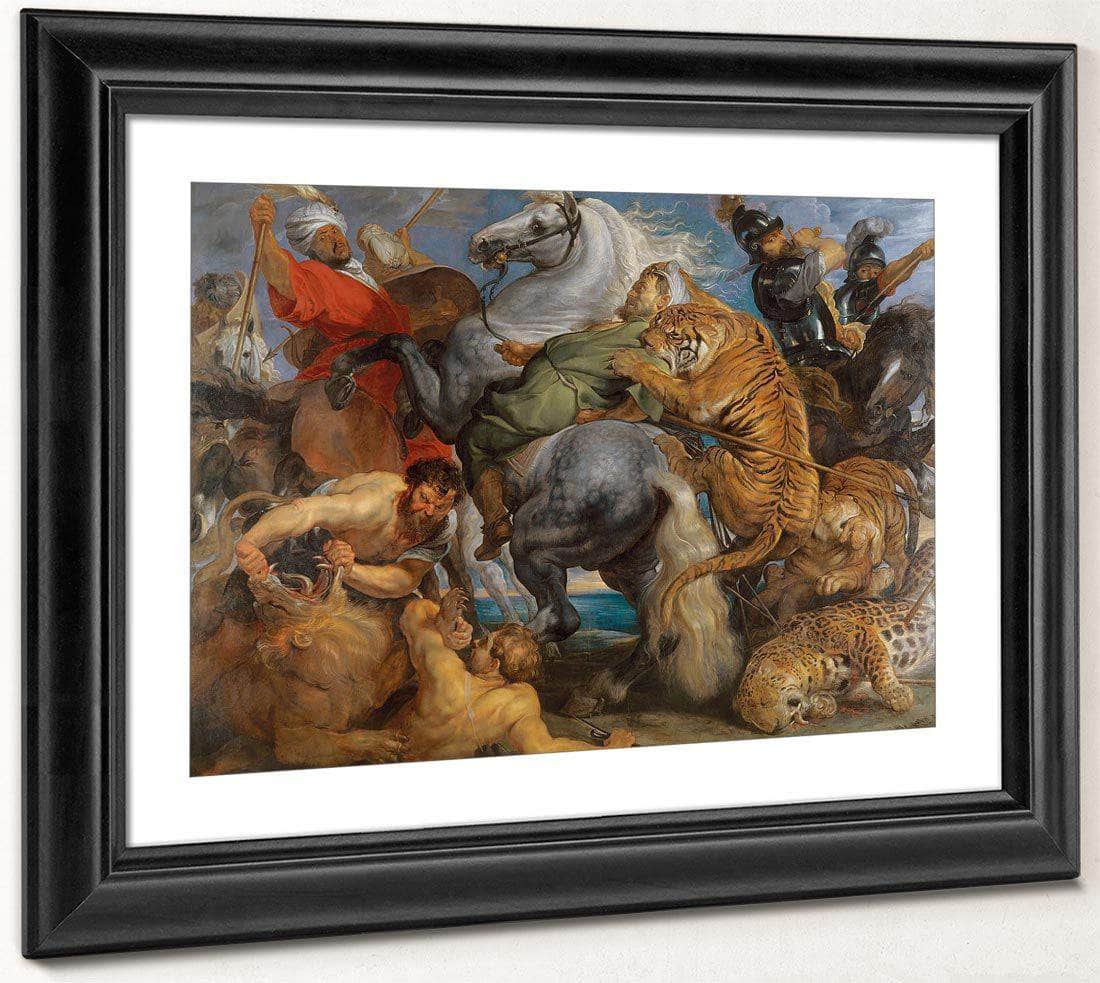 Peter Paul Rubens The Tiger Hunt 1616 (1) By Peter Paul Rubens Fine Art Print