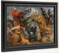 Peter Paul Rubens The Tiger Hunt 1616 By Peter Paul Rubens Fine Art Print