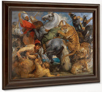 Peter Paul Rubens The Tiger Hunt 1616 By Peter Paul Rubens Fine Art Print
