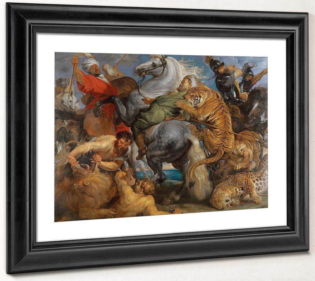 Peter Paul Rubens The Tiger Hunt 1616 By Peter Paul Rubens Fine Art Print