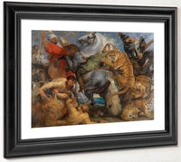 Peter Paul Rubens The Tiger Hunt 1616 By Peter Paul Rubens Fine Art Print