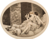 Petit Chiens 1925 By Louis Icart Fine Art Print