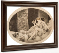 Petit Chiens 1925 By Louis Icart Fine Art Print