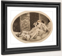 Petit Chiens 1925 By Louis Icart Fine Art Print