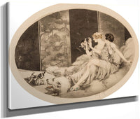 Petit Chiens 1925 By Louis Icart Fine Art Print