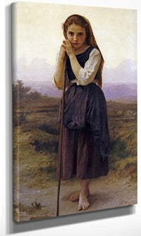 Petite Bergere By William Adolphe Bouguereau Fine Art Print