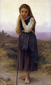 Petite Bergere By William Adolphe Bouguereau Fine Art Print