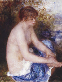 Petite Nu Bleu (Little Blue Nude) By Pierre Auguste Renoir Fine Art Print