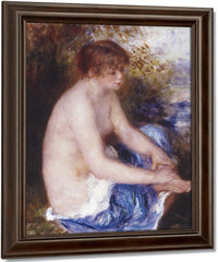 Petite Nu Bleu (Little Blue Nude) By Pierre Auguste Renoir Fine Art Print