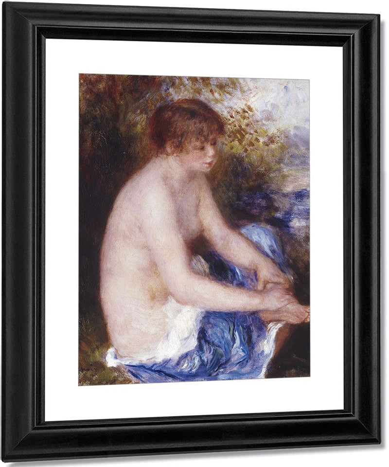 Petite Nu Bleu (Little Blue Nude) By Pierre Auguste Renoir Fine Art Print