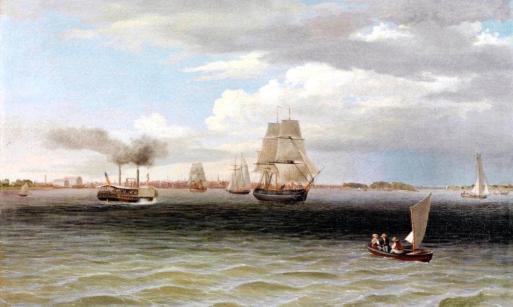 Philadelphia Harbor By  Birch Thomas Fine Art Print