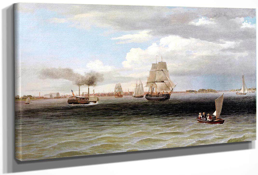 Philadelphia Harbor By  Birch Thomas Fine Art Print