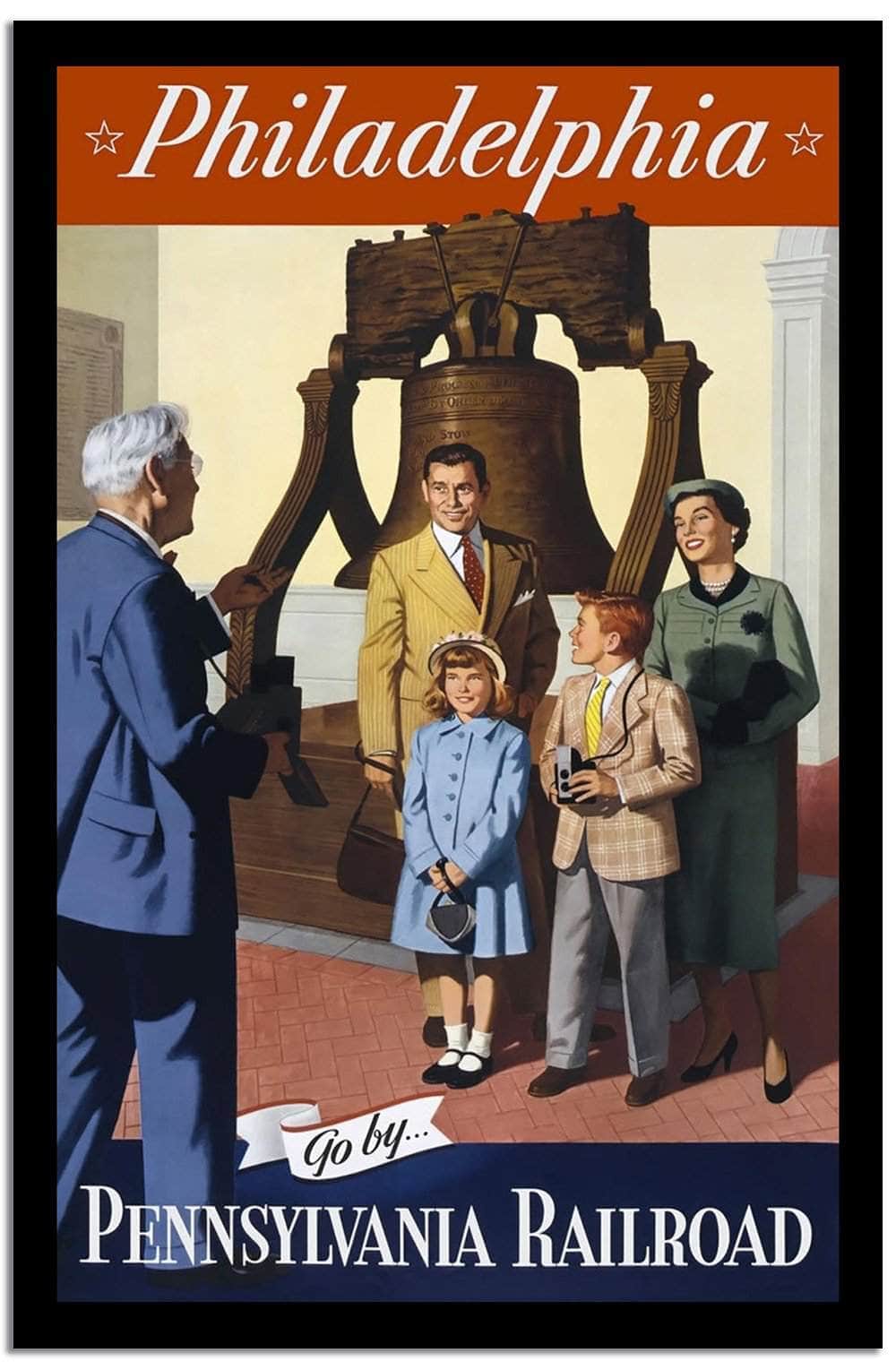 Philadelphia  Vintage Poster Fine Art Print