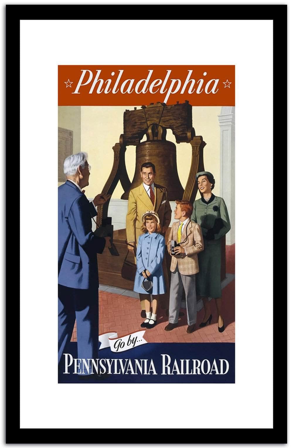 Philadelphia  Vintage Poster Fine Art Print