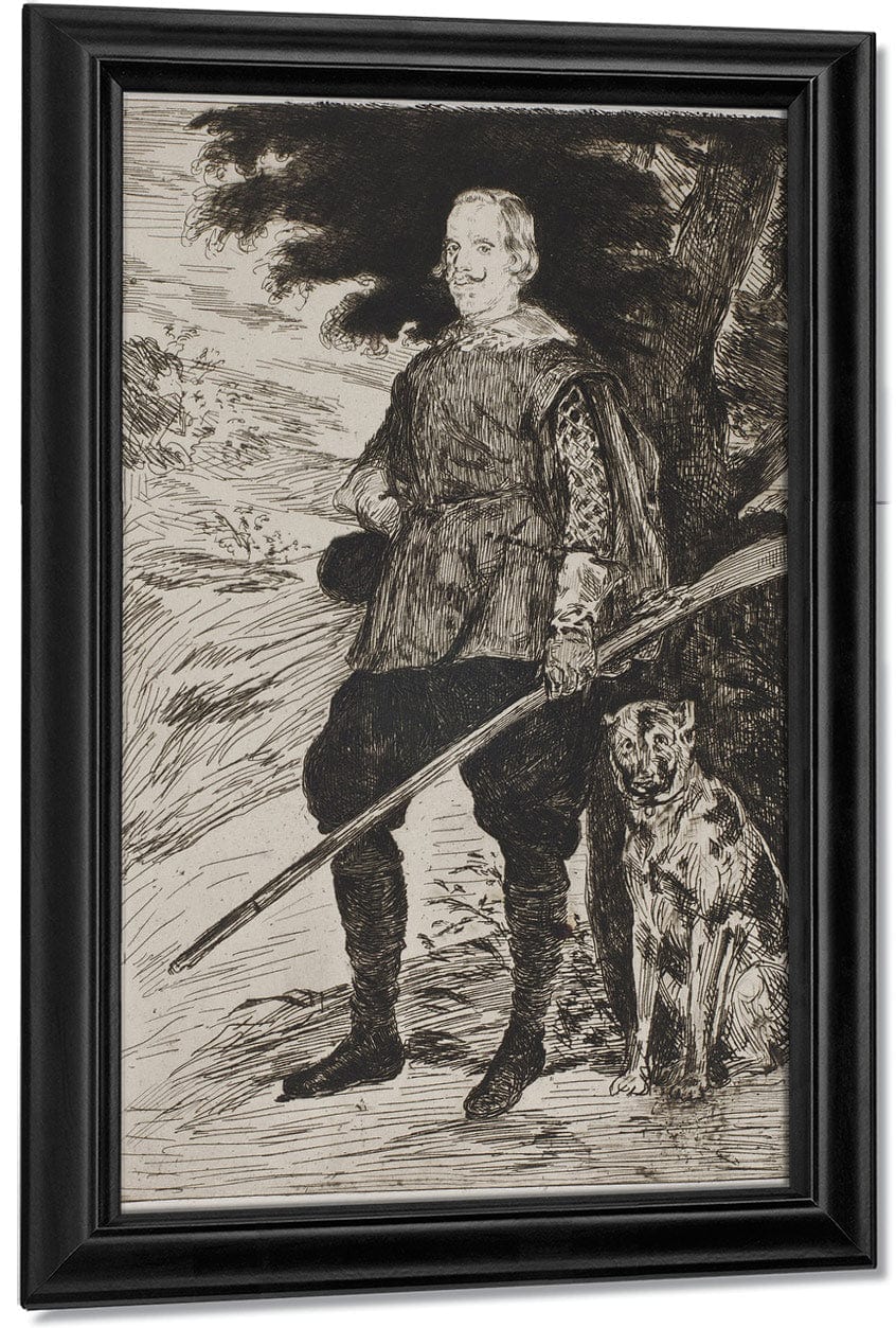 Philip Iv (After Velasquez) By Edouard Manet Fine Art Print