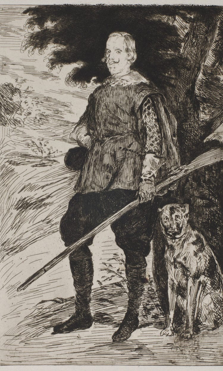 Philip Iv (After Velasquez) By Edouard Manet Fine Art Print