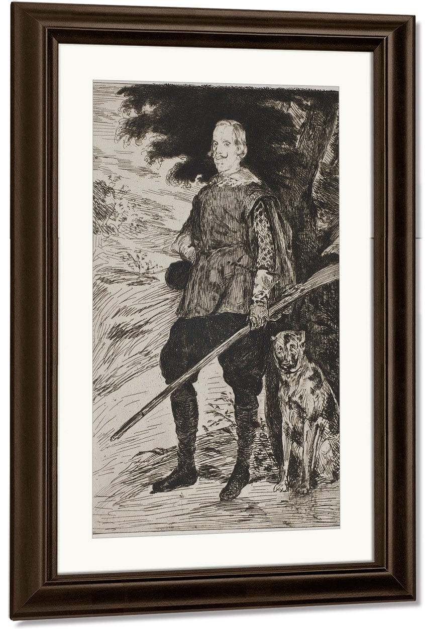 Philip Iv (After Velasquez) By Edouard Manet Fine Art Print
