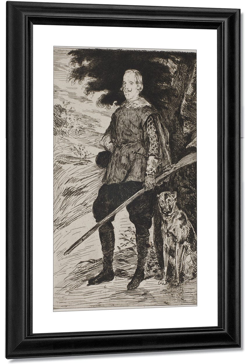 Philip Iv (After Velasquez) By Edouard Manet Fine Art Print