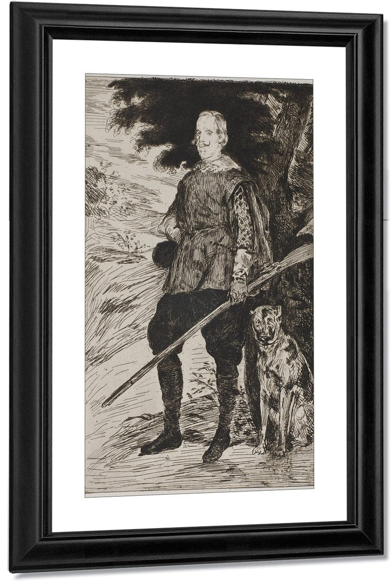 Philip Iv (After Velasquez) By Edouard Manet Fine Art Print