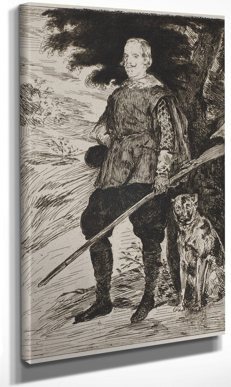 Philip Iv (After Velasquez) By Edouard Manet Fine Art Print