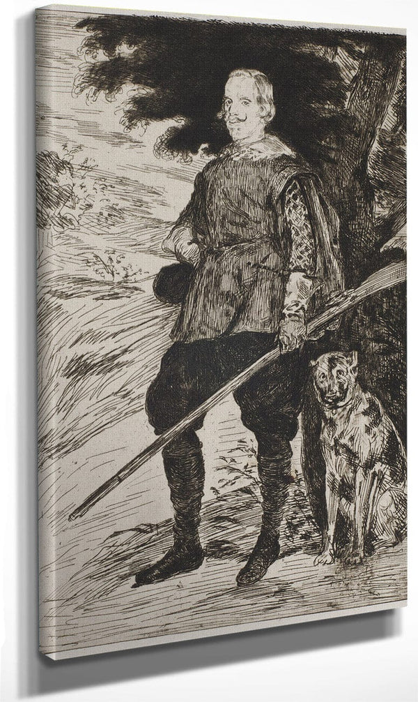 Philip Iv (After Velasquez) By Edouard Manet Fine Art Print