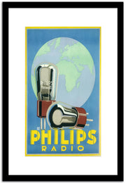 Philips Radio  Vintage Poster Fine Art Print
