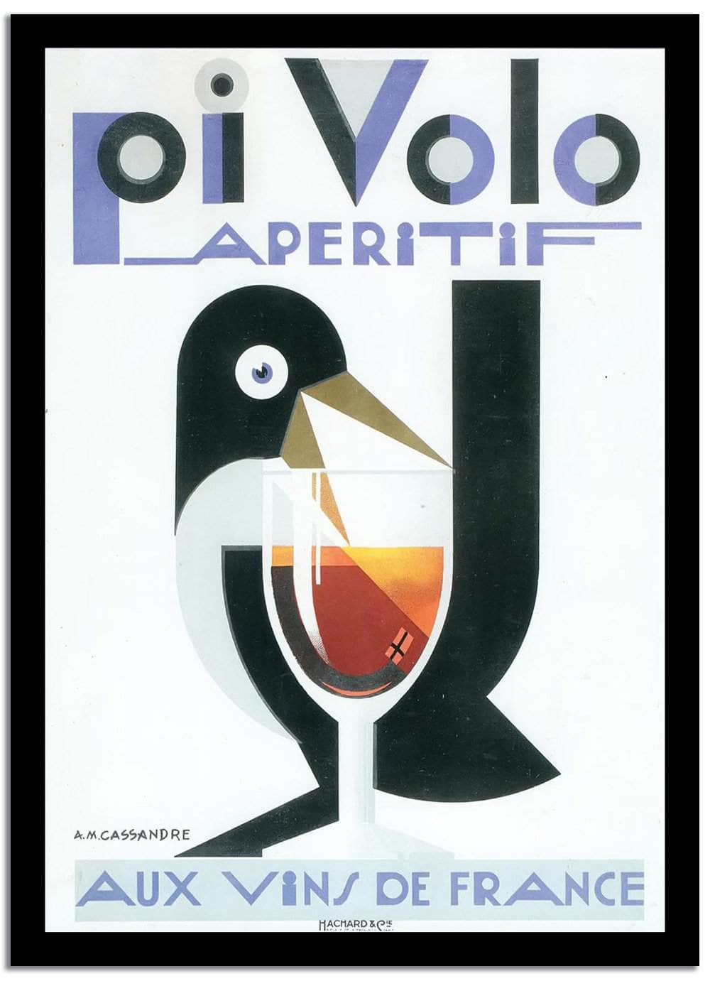Pi Volo  Vintage Poster Fine Art Print