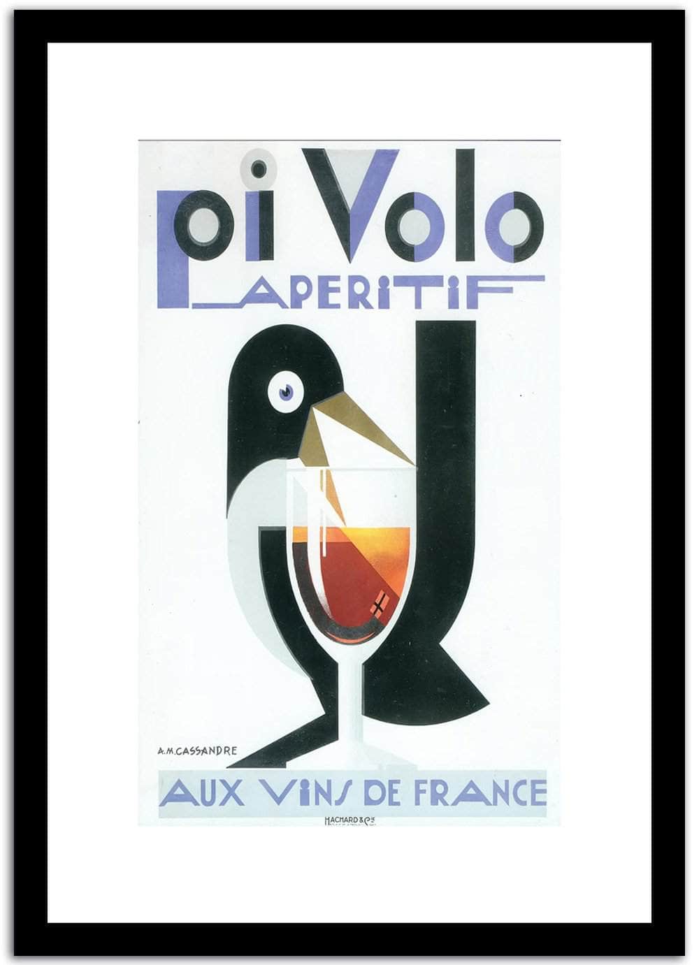 Pi Volo  Vintage Poster Fine Art Print