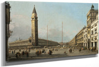 Piazza San Marco Looking South And West By Canaletto Fine Art Print