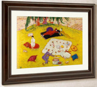 Picnic At Bedford Hills By Florine Stettheimer Fine Art Print