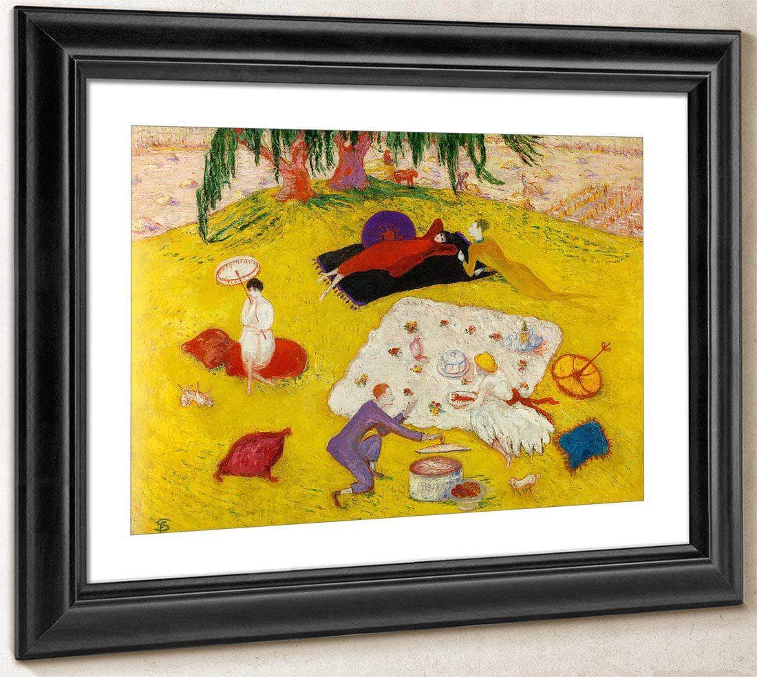 Picnic At Bedford Hills By Florine Stettheimer Fine Art Print
