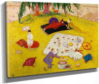 Picnic At Bedford Hills By Florine Stettheimer Fine Art Print