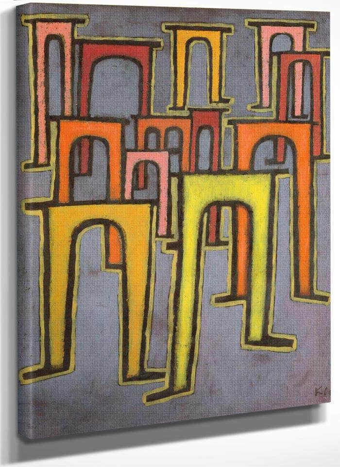 Picture Analysis By Paul Klee Fine Art Print