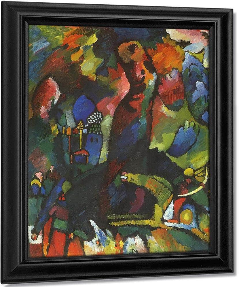 Picture With Archer 1909 By Wassily Kandinsky Fine Art Print