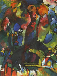 Picture With Archer 1909 By Wassily Kandinsky Fine Art Print