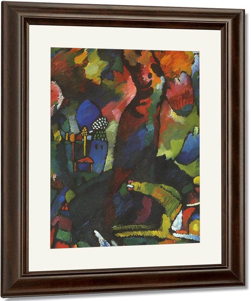 Picture With Archer 1909 By Wassily Kandinsky Fine Art Print