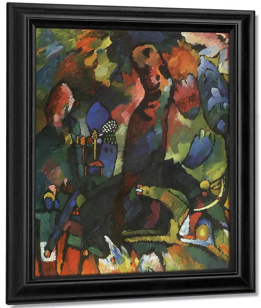 Picture With Archer By Wassily Kandinsky Fine Art Print